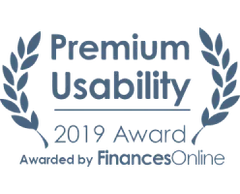 FinancesOnline Premium Usability Award 2019